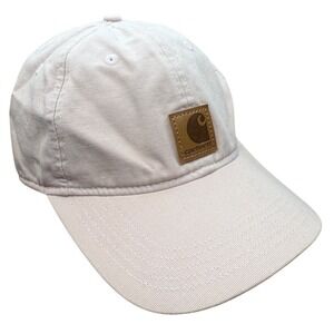 Carhartt‎ Womens Canvas Hat Cap Pink Adjustable Logo Casual Workwear Grunge